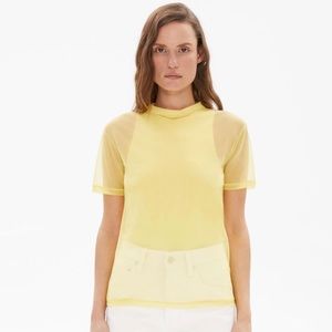 Helmut Lang Stretch Mesh Top